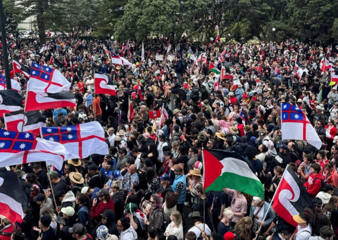 Yeni Zelanda’da 40 bin kişi Maori hakları için sokakta